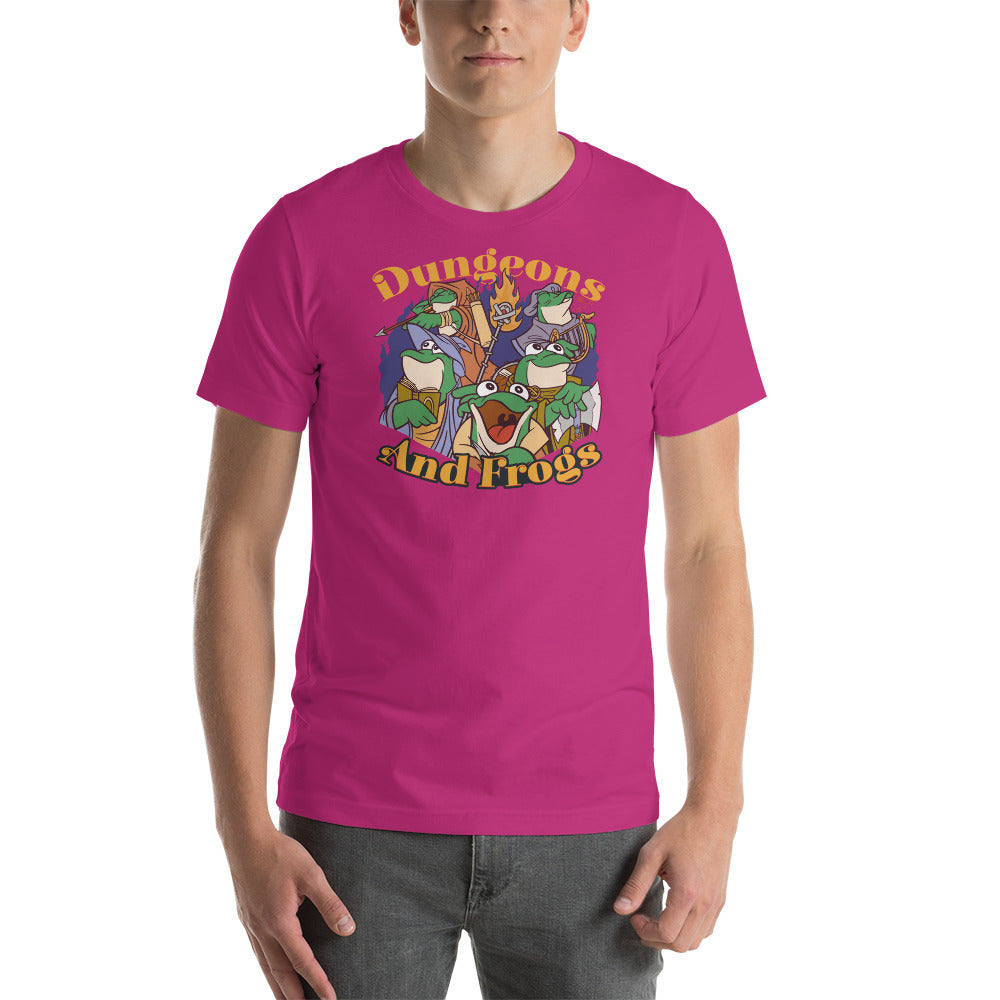 Dungeons & Frogs Funny Unisex T-shirt