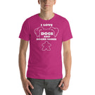 I Love Dogs and Board Games Unisex T-shirt