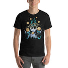 Wizard Juggling with D20 D&D Role Playing Dice Unisex T-Shirt