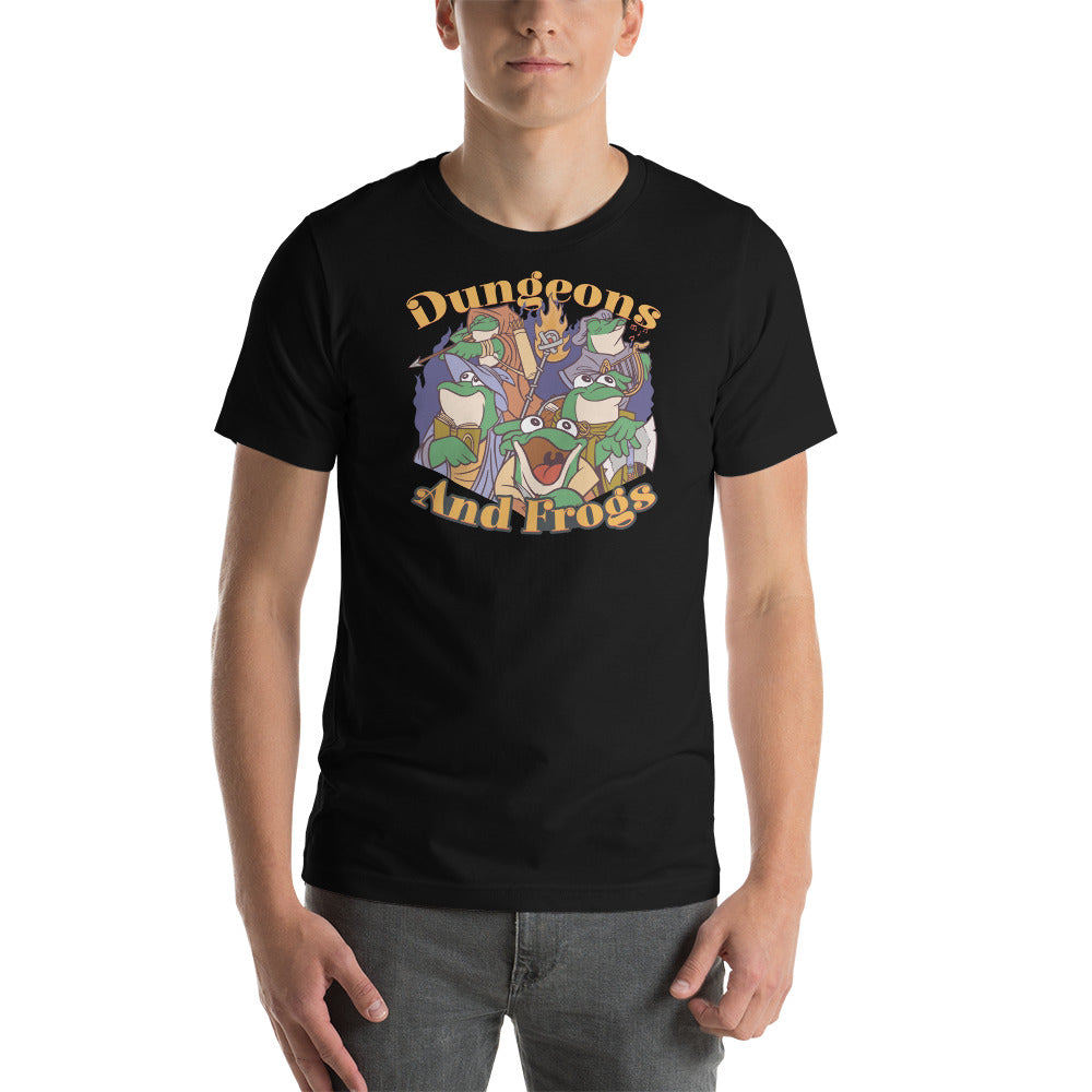 Dungeons & Frogs Funny Unisex T-shirt