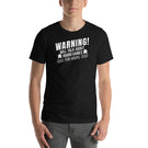 Warning! Will Talk About Board Games For Hours Funny Unisex T-shirt