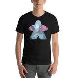 Fantasy Landscape in Board Game Meeple Unisex t-shirt