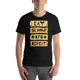 Eat Sleep RPG Repeat Unisex T-shirt