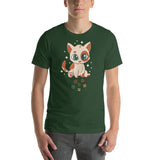 Cute Cat Rolling D&D Role Playing Dice Unisex T-Shirt