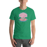 Cute Kawaii Clam with D20 Dice as a Pearl Unisex T-shirt