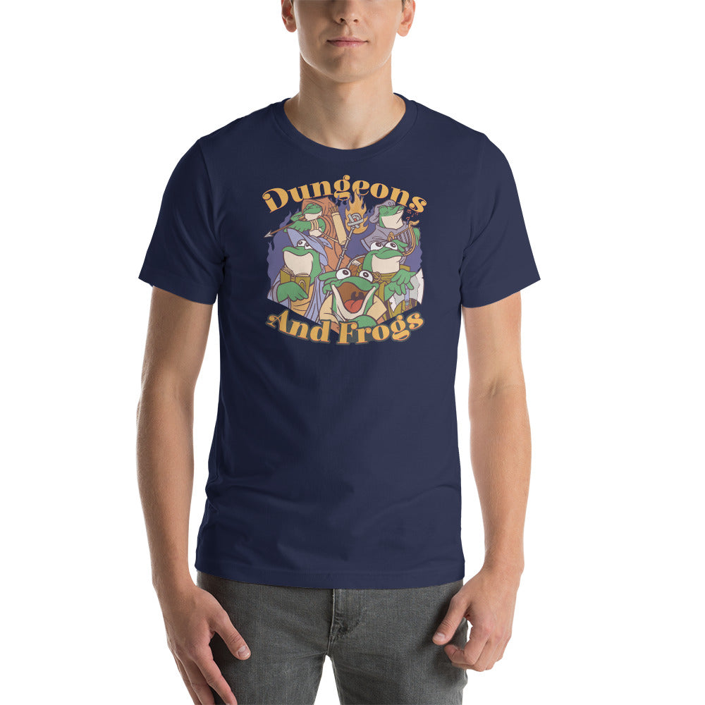 Dungeons & Frogs Funny Unisex T-shirt