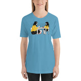 Mother and Daughter Playing Board Game Unisex T-Shirt