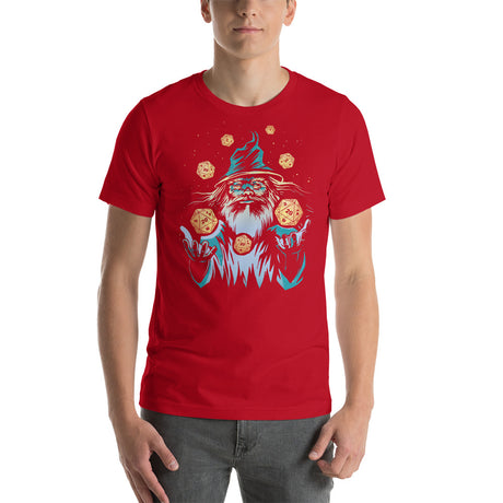 Wizard Juggling with D20 D&D Role Playing Dice Unisex T-Shirt