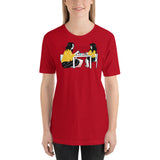 Mother and Daughter Playing Board Game Unisex T-Shirt