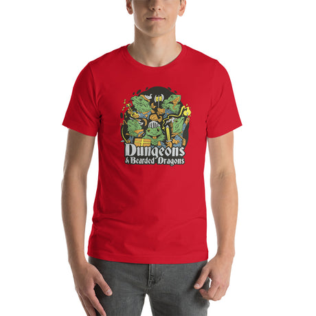 Dungeons & Bearded Dragons Funny DND Role Playing Game Unisex T-shirt