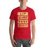 Eat Sleep RPG Repeat Unisex T-shirt