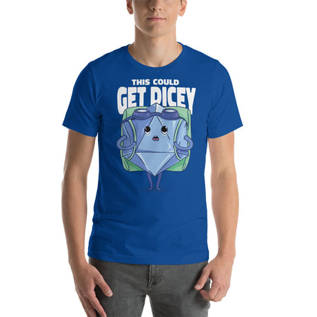 This Could Get Dicey - Funny D20 D&D Dice Unisex T-Shirt