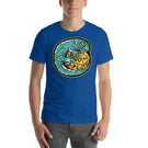 Gecko Lizard Hugging a D20 D&D Role Playing Game Dice Unisex T-Shirt