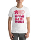 Slide to Activate Game Mode Board Game Meeple Funny Unisex T-Shirt