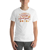 Cozy Evenings with a Good Game Unisex Board Game T-shirt