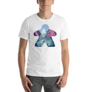 Fantasy Landscape in Board Game Meeple Unisex t-shirt