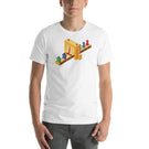 Board Game Meeple Production from Pawns Funny Unisex T-shirt