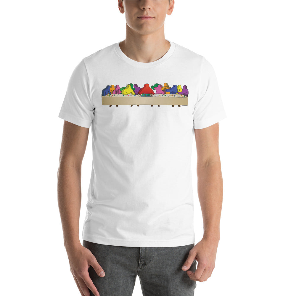 Last Supper with Board Game Meeples  Unisex T-shirt