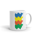 Stacked Camel Meeples Board Game Mug - Double Sided