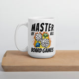 Master of All Board Games - Board Game Mug - Double Sided