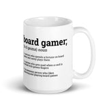 Board Gamer Definition Funny Board Game Mug - Double Sided